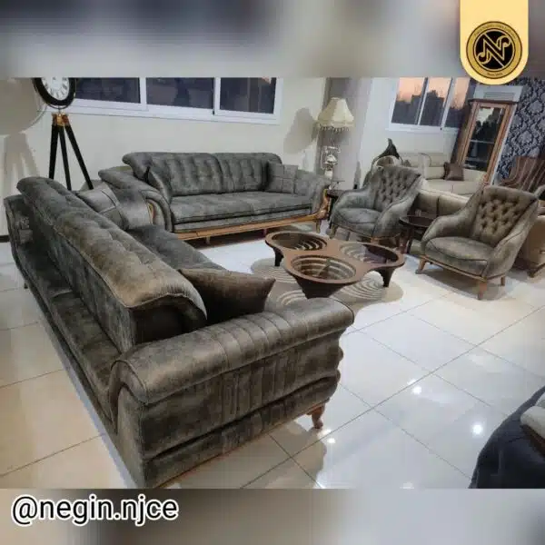 مبلمان راحتی ده نفره تخت شو (مکانیزم) مدل آلما - Image 3